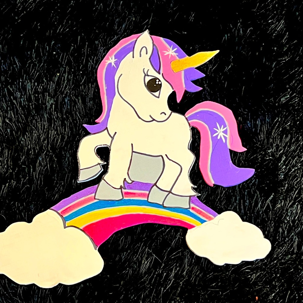 Plywood unicorn